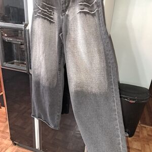 Zara Charcoal Denim Jeans